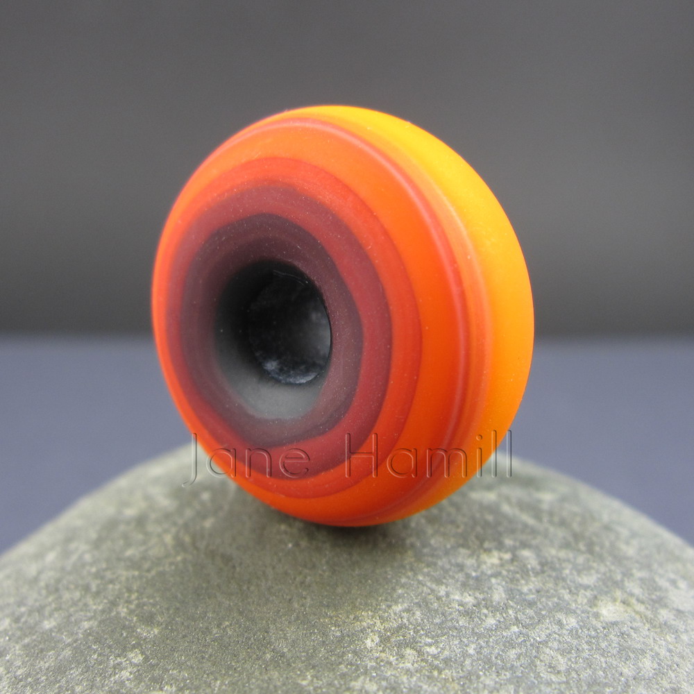 Arizona Ombre focal donut bead